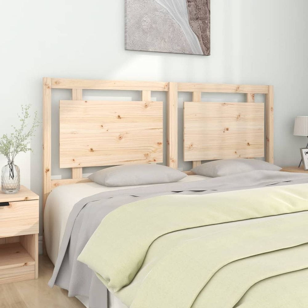 Vidaxl Čelo postele, 165,5x4x100 cm, masívne borovicové drevo